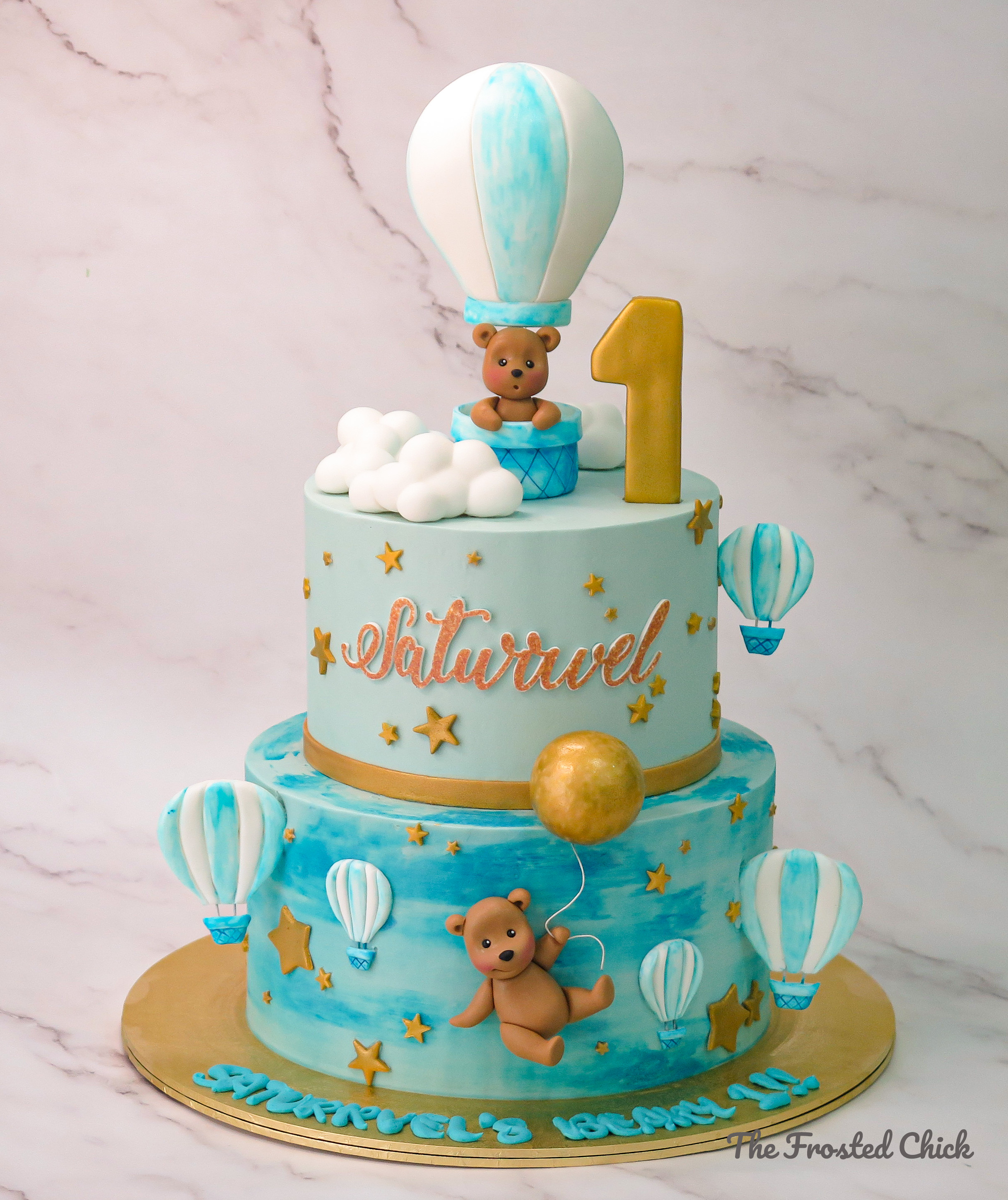 bear hotairballoon stars